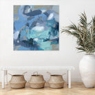 Abstract Blues I by Christina Long on GIANT ART - blue abstract