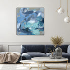 Abstract Blues I by Christina Long on GIANT ART - blue abstract