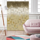 Shifting Earth I by Alonzo Saunders on GIANT ART - yellow abstract