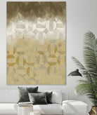 Shifting Earth I by Alonzo Saunders on GIANT ART - yellow abstract