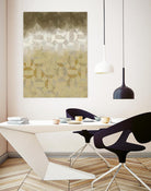 Shifting Earth I by Alonzo Saunders on GIANT ART - yellow abstract