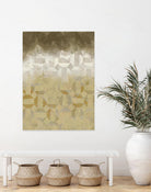 Shifting Earth I by Alonzo Saunders on GIANT ART - yellow abstract