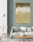 Shifting Earth I by Alonzo Saunders on GIANT ART - yellow abstract