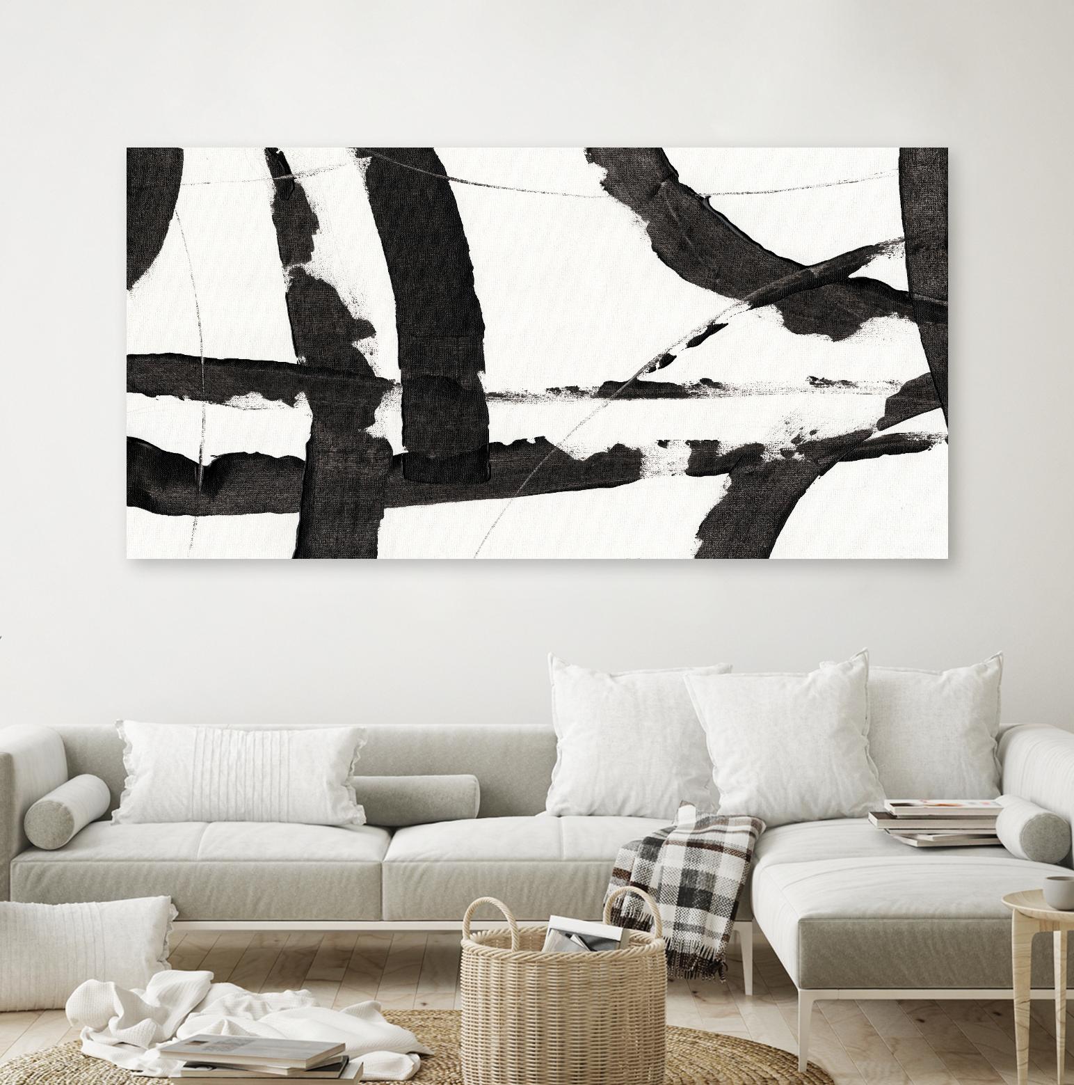 Obsidian Harmony I by Tim OToole on GIANT ART - black abstract