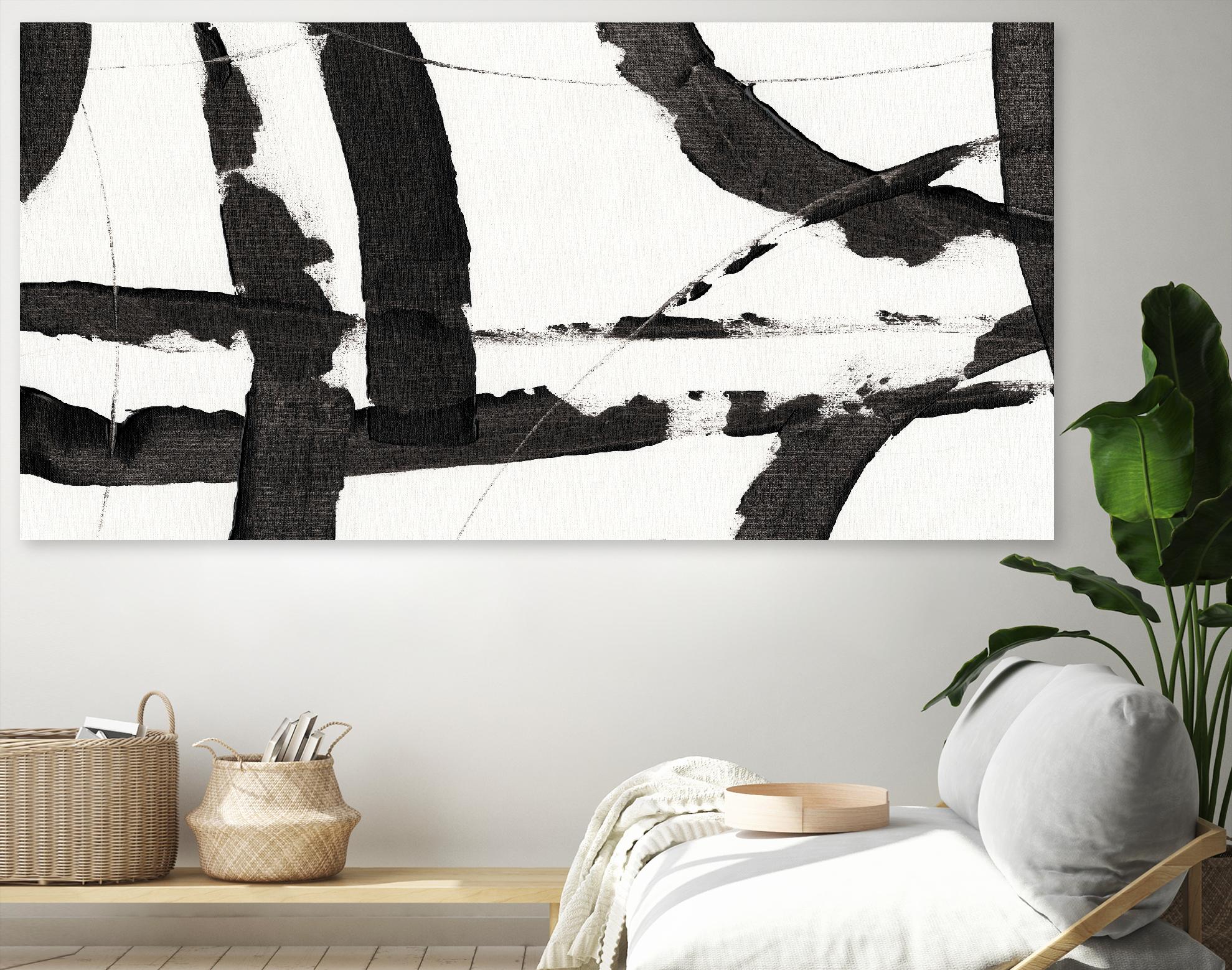 Obsidian Harmony I by Tim OToole on GIANT ART - black abstract