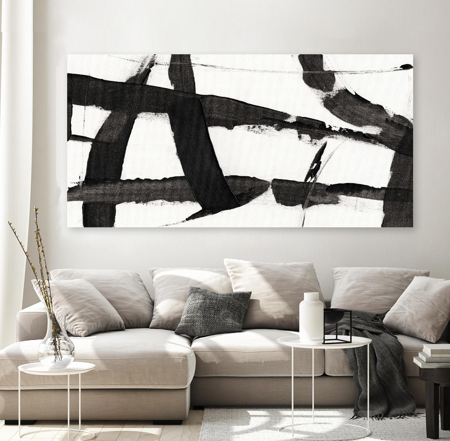Obsidian Harmony II by Tim OToole on GIANT ART - black abstract