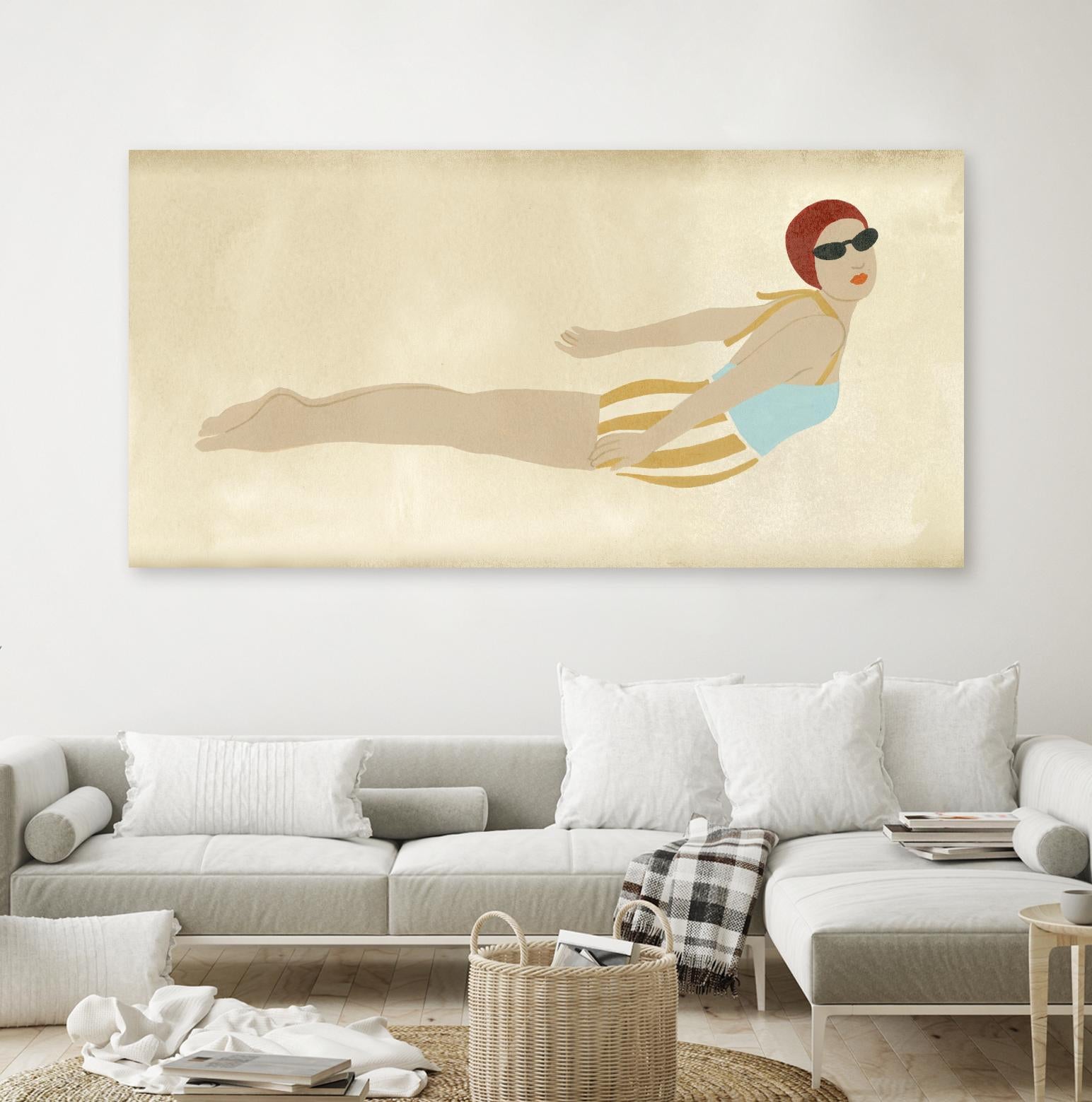 Vintage Diver I by June Erica Vess on GIANT ART - fashion