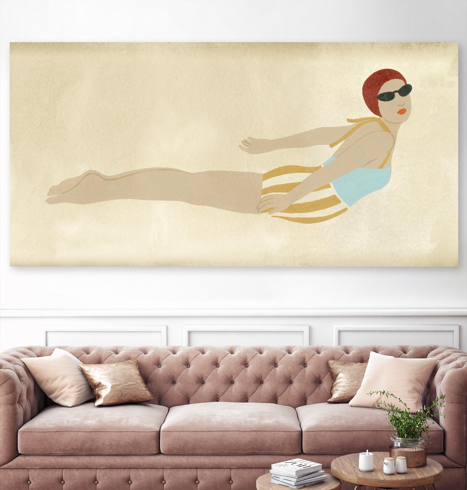 Vintage Diver I by June Erica Vess on GIANT ART - fashion