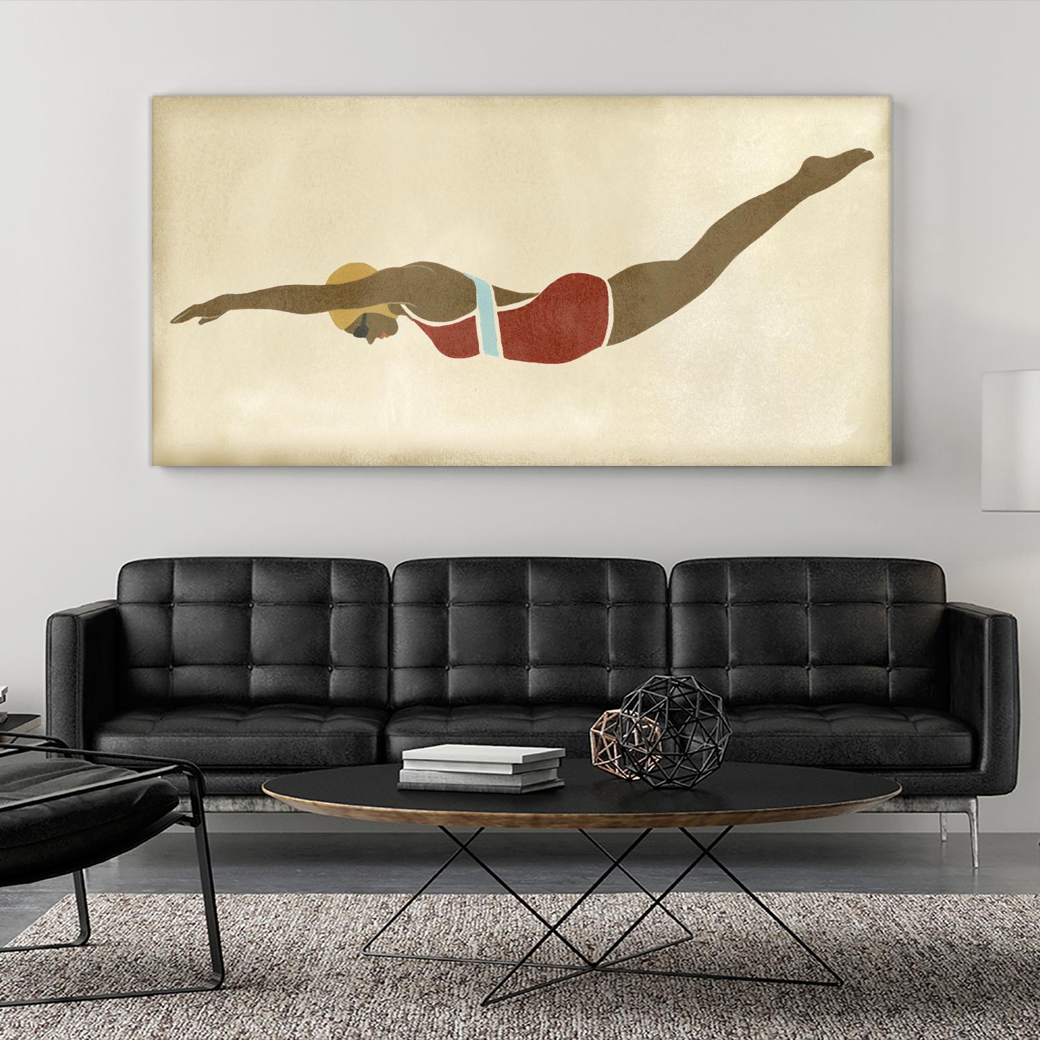 Vintage Diver II by June Erica Vess on GIANT ART - fashion