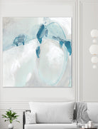 Trace Echo II by June Erica Vess on GIANT ART - blue abstract