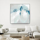 Trace Echo II by June Erica Vess on GIANT ART - blue abstract