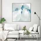 Trace Echo II by June Erica Vess on GIANT ART - blue abstract