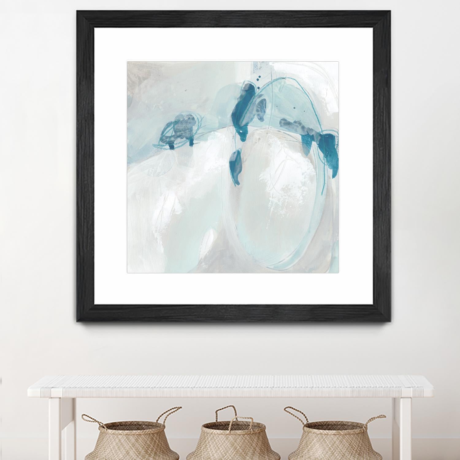 Trace Echo II by June Erica Vess on GIANT ART - blue abstract