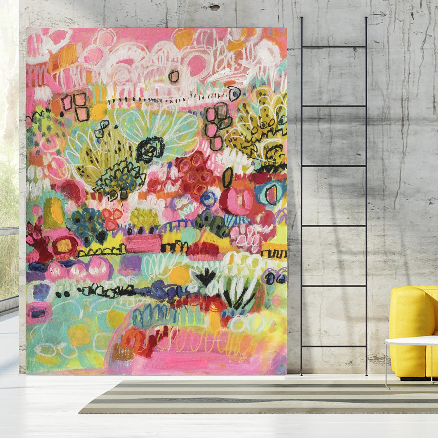 Boho Garden III by Karen Fields on GIANT ART - abstract