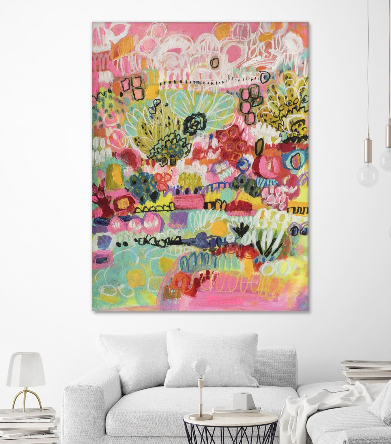 Boho Garden III by Karen Fields on GIANT ART - abstract