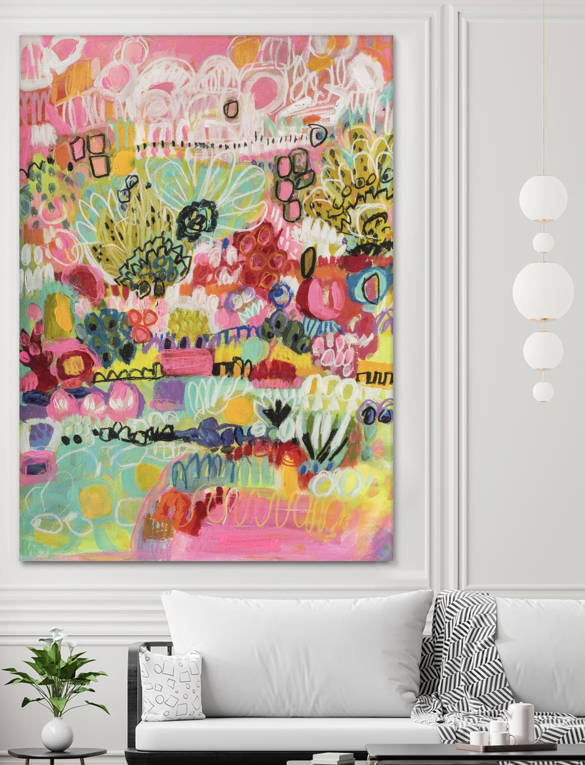 Boho Garden III by Karen Fields on GIANT ART - abstract