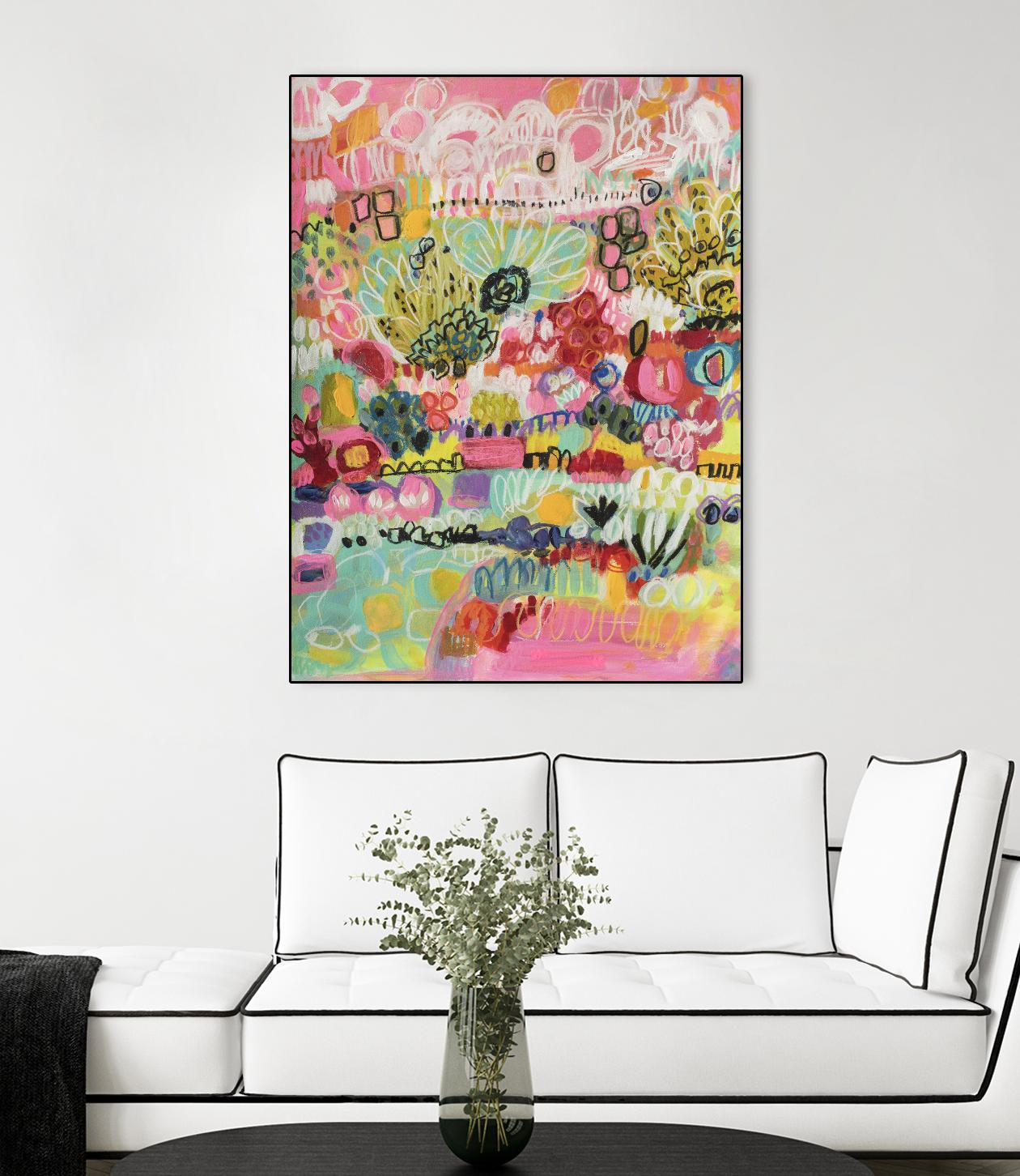 Boho Garden III by Karen Fields on GIANT ART - abstract