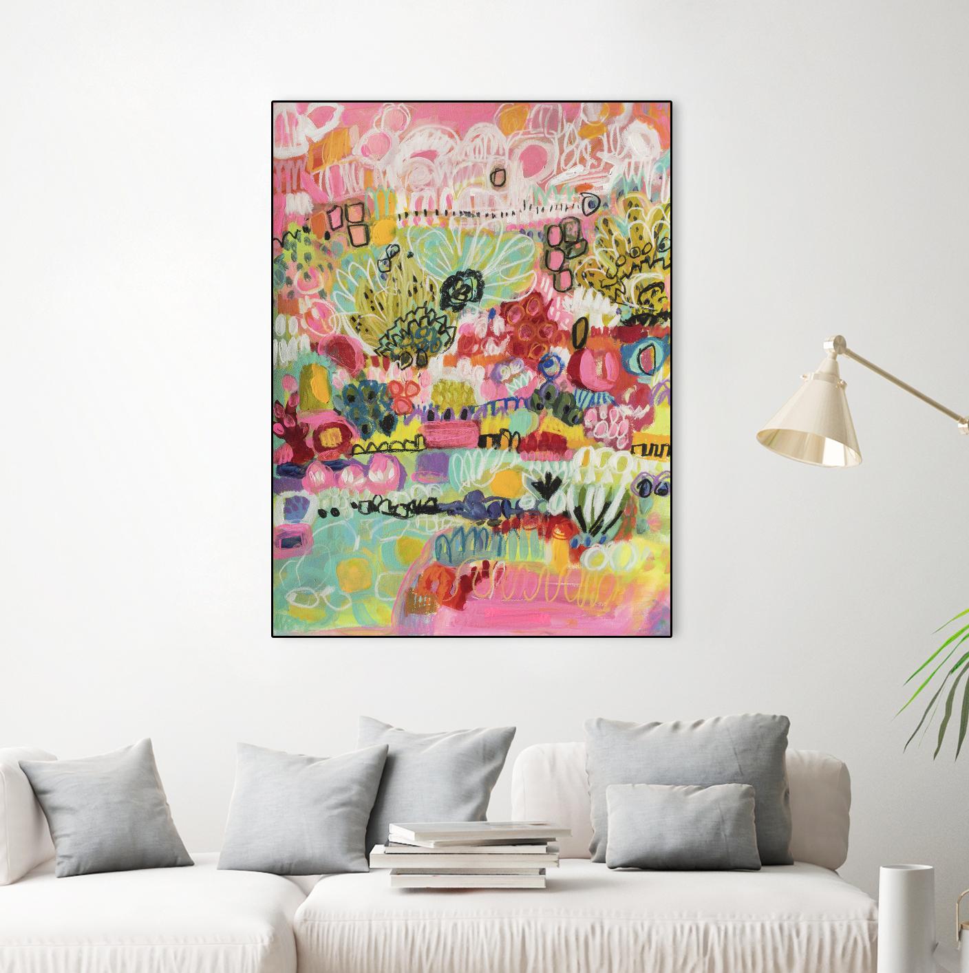 Boho Garden III by Karen Fields on GIANT ART - abstract