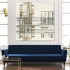 Matrix Illusion I by Jennifer Goldberger on GIANT ART - brown abstract