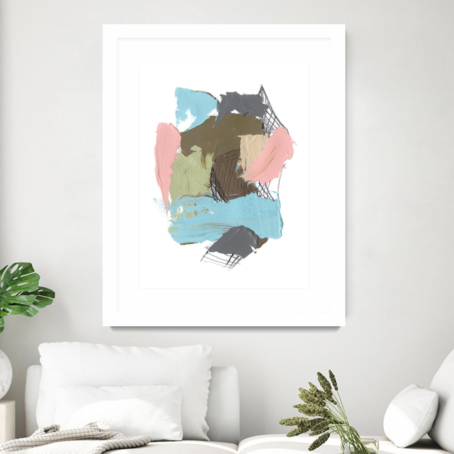 Paint Web II by Jennifer Goldberger on GIANT ART - abstract