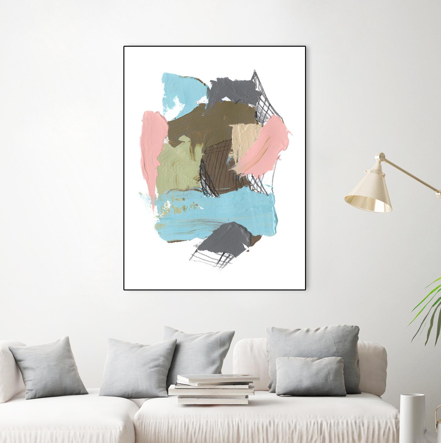 Paint Web II by Jennifer Goldberger on GIANT ART - abstract