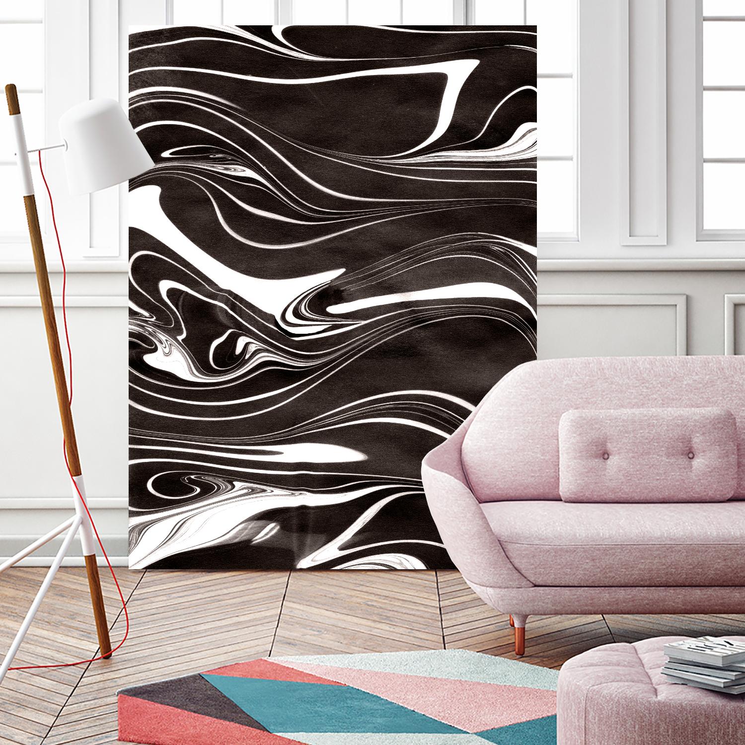 Yinyang I by Alicia Ludwig on GIANT ART - black abstract