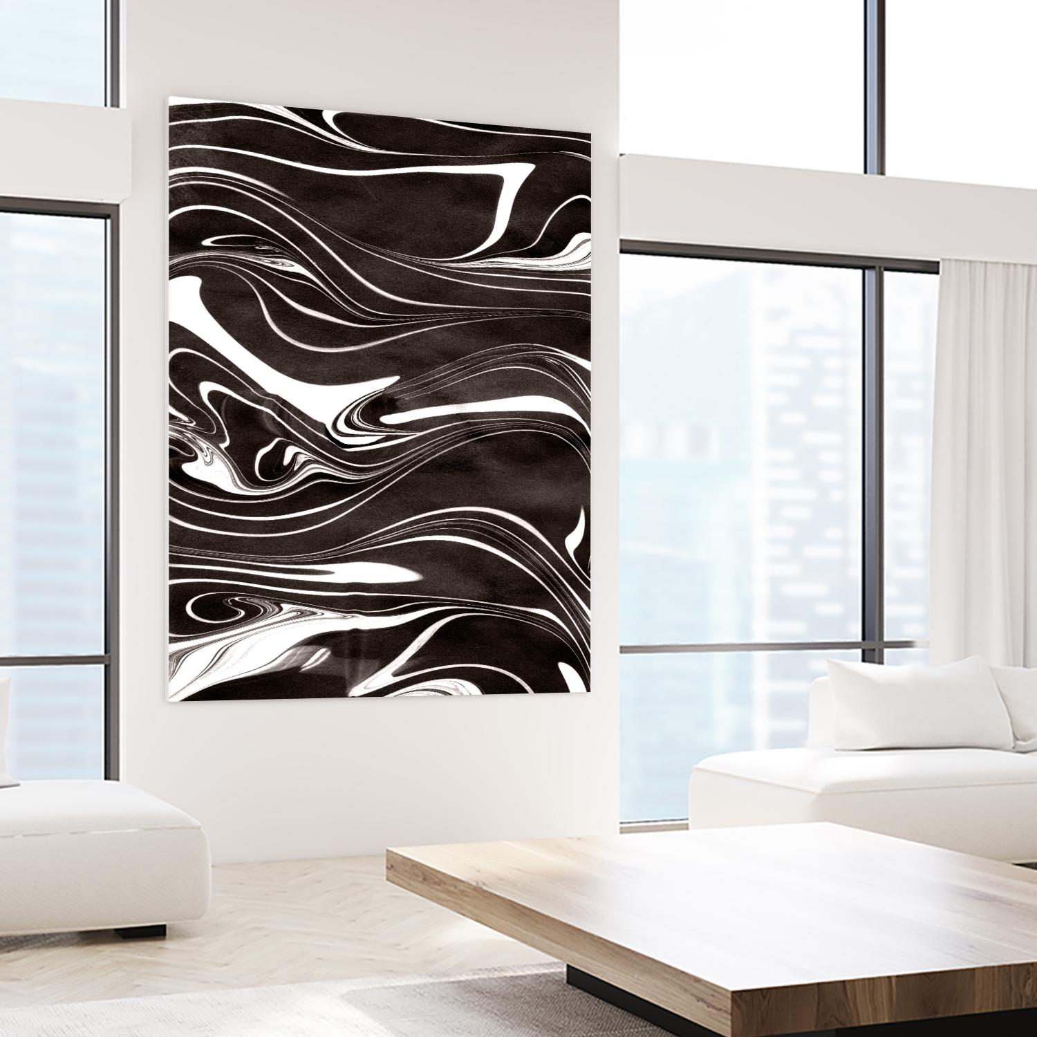 Yinyang I by Alicia Ludwig on GIANT ART - black abstract