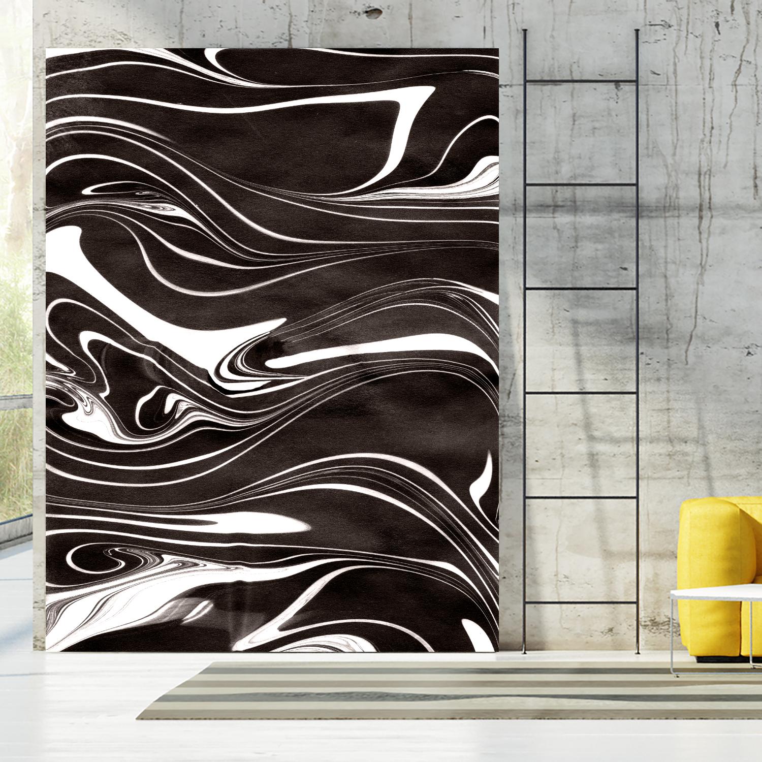 Yinyang I by Alicia Ludwig on GIANT ART - black abstract