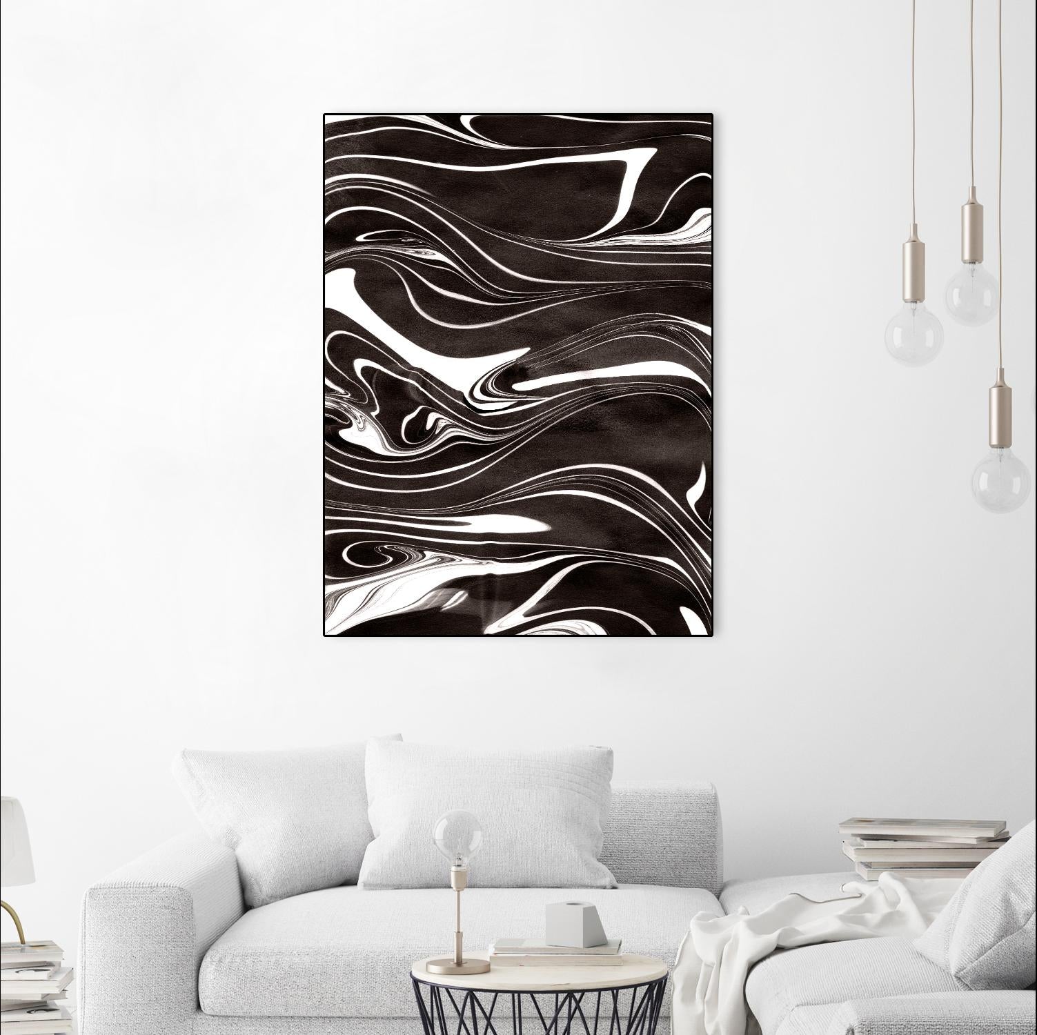 Yinyang I by Alicia Ludwig on GIANT ART - black abstract
