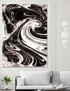 Yinyang III by Alicia Ludwig on GIANT ART - black abstract