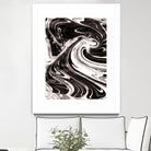 Yinyang III by Alicia Ludwig on GIANT ART - black abstract