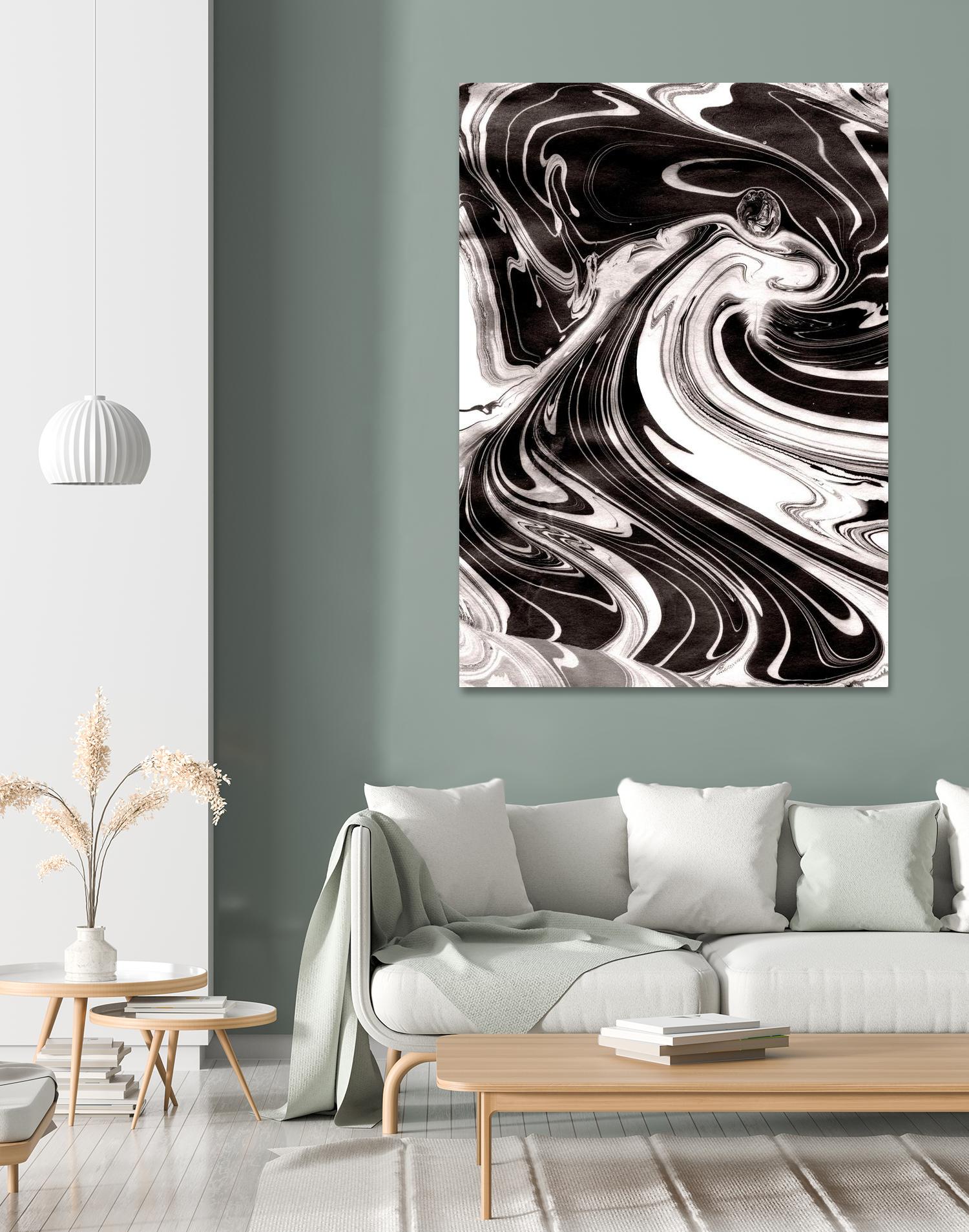 Yinyang III by Alicia Ludwig on GIANT ART - black abstract