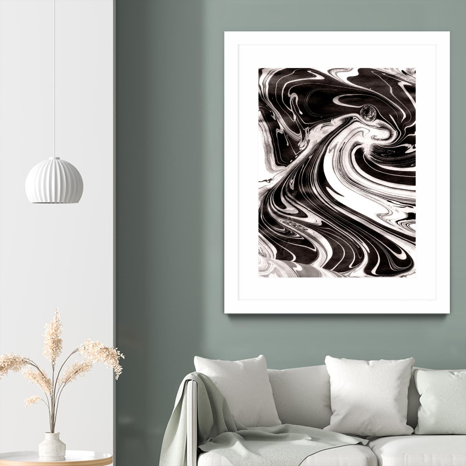 Yinyang III by Alicia Ludwig on GIANT ART - black abstract