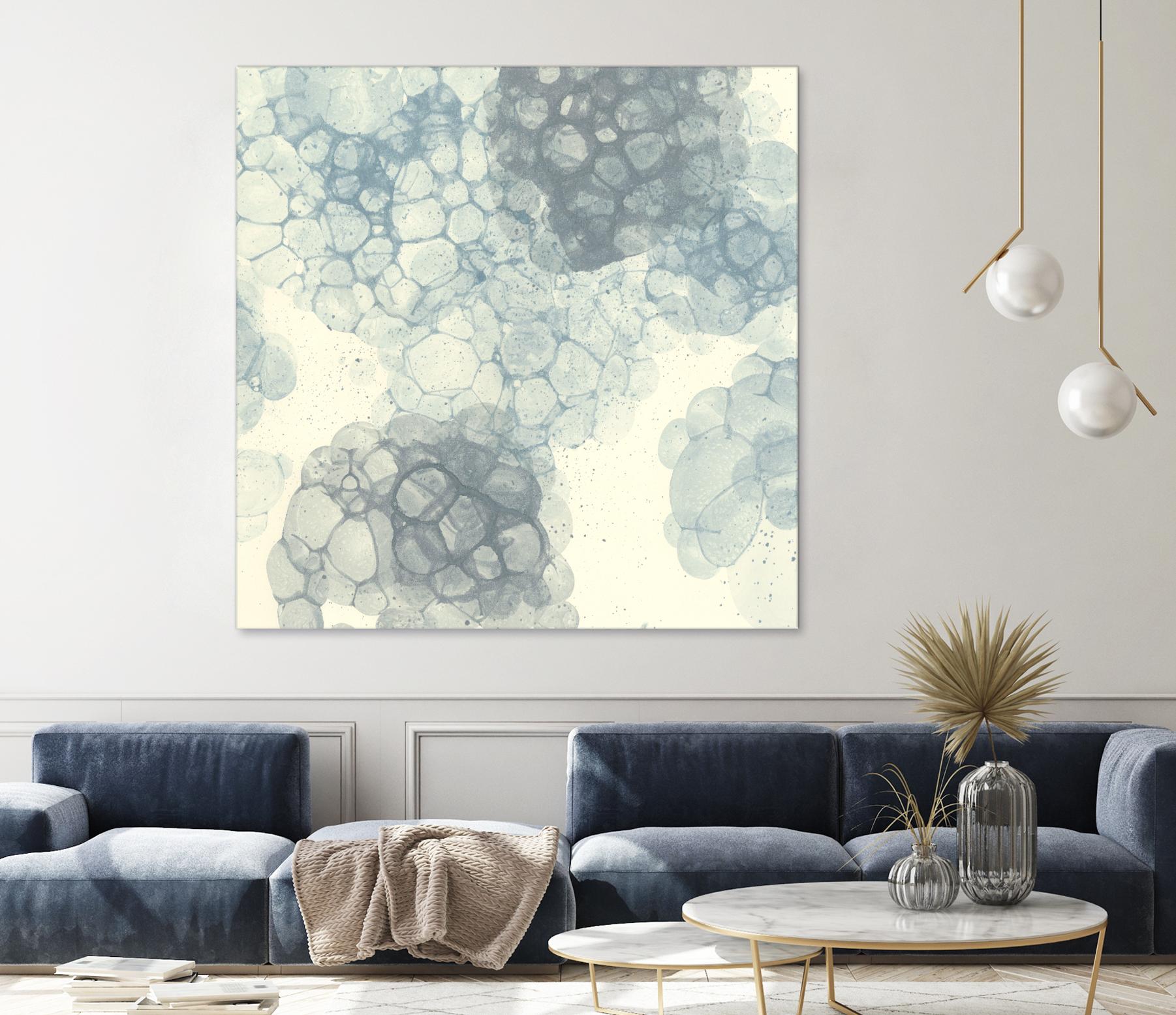 Matrix Study II by Ren�e W. Stramel on GIANT ART - blue abstract