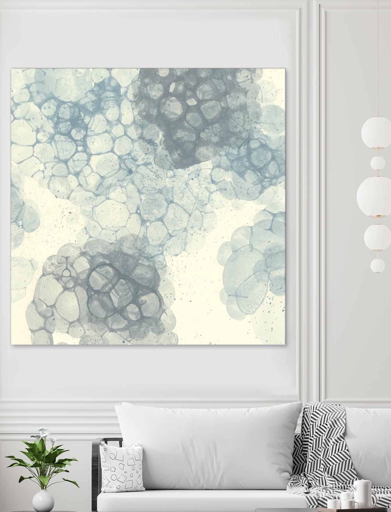 Matrix Study II by Ren�e W. Stramel on GIANT ART - blue abstract