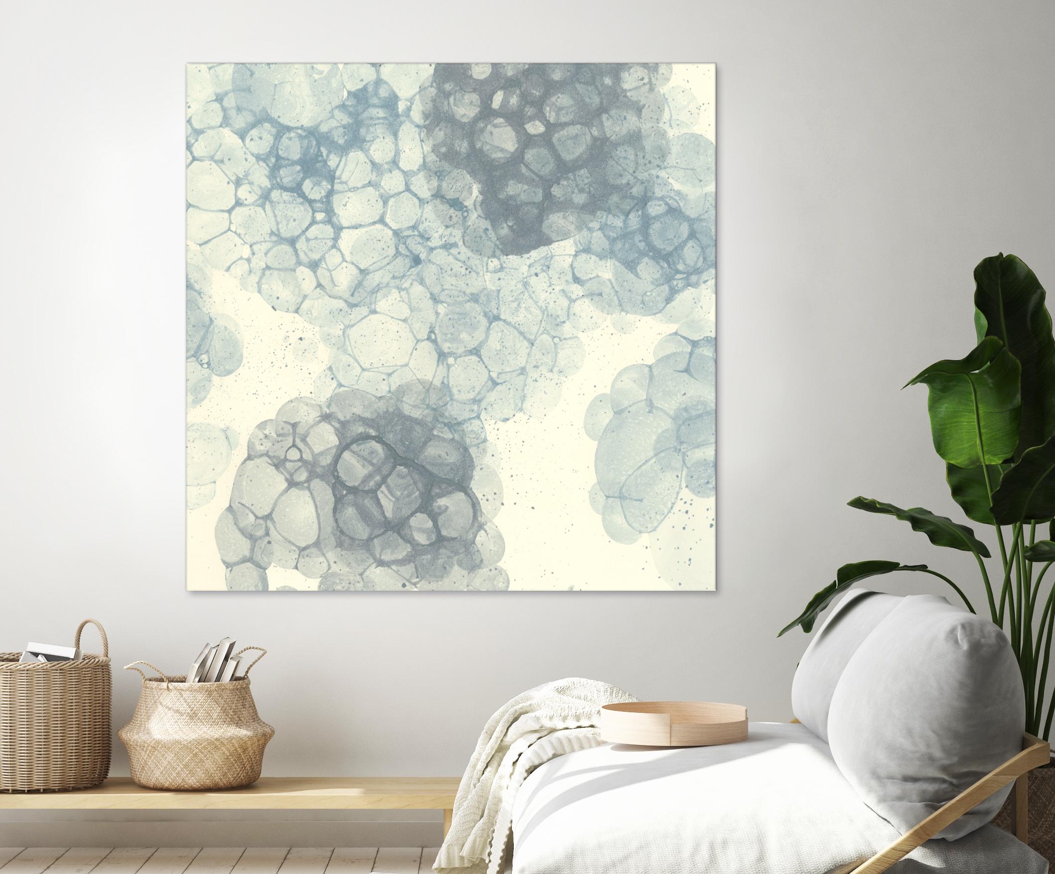 Matrix Study II by Ren�e W. Stramel on GIANT ART - blue abstract