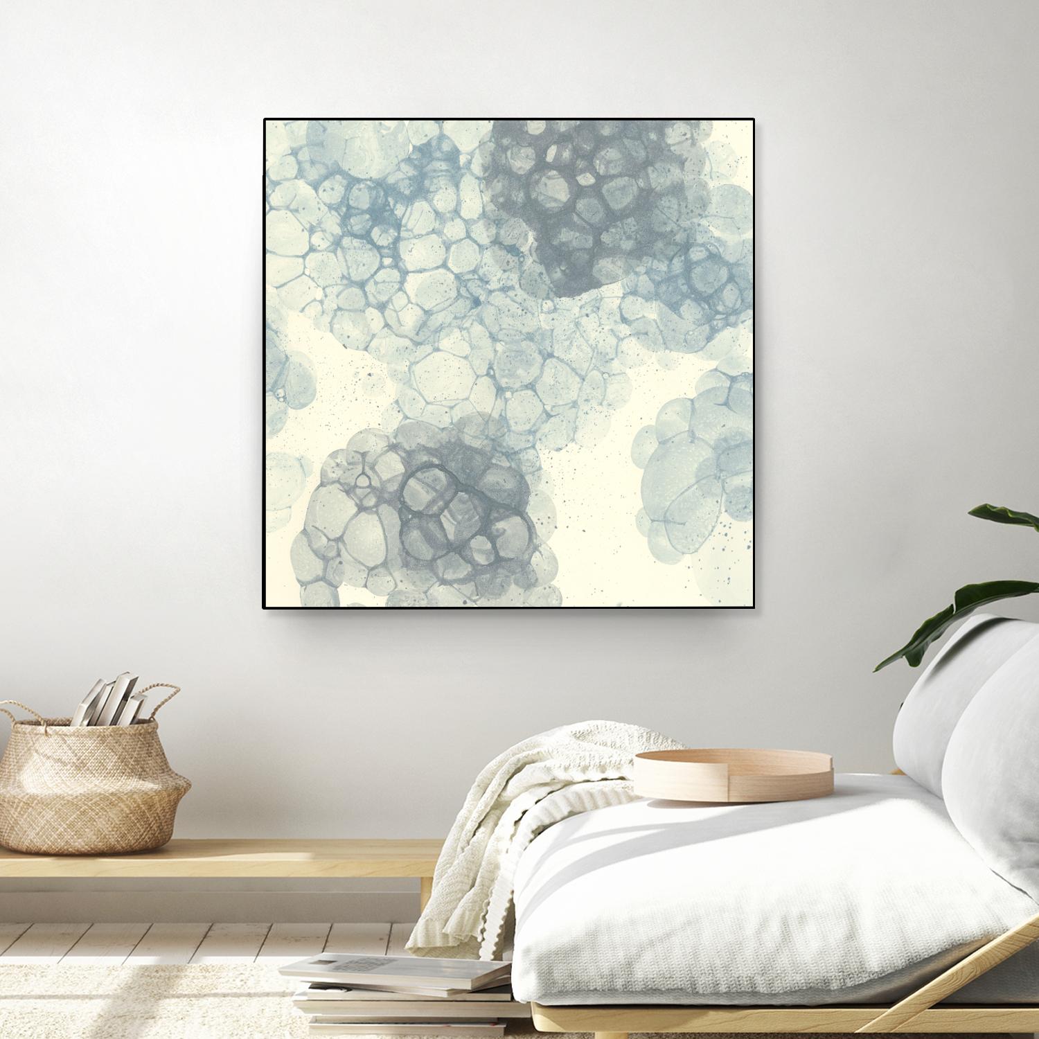 Matrix Study II by Ren�e W. Stramel on GIANT ART - blue abstract