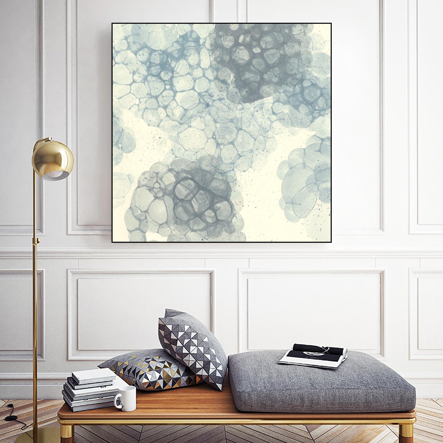 Matrix Study II by Ren�e W. Stramel on GIANT ART - blue abstract