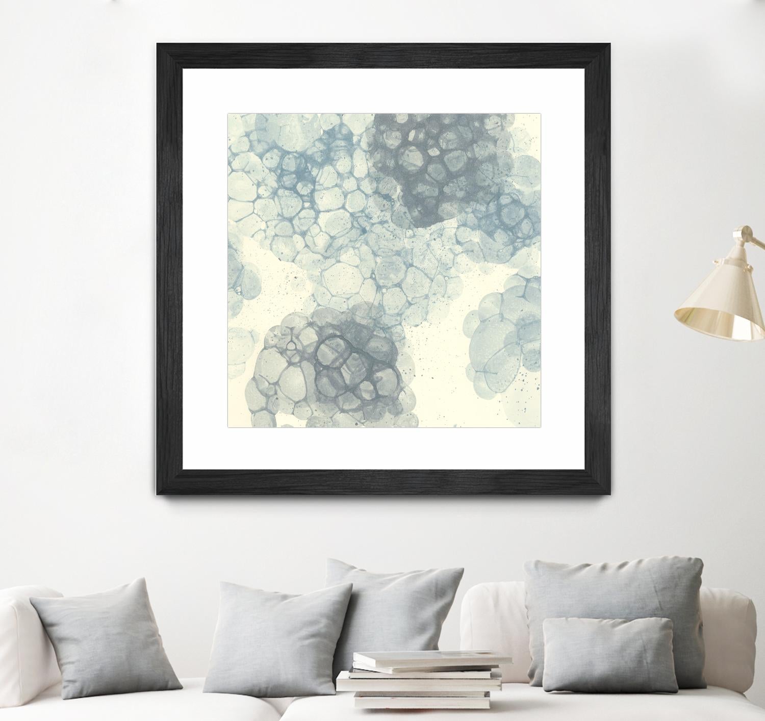 Matrix Study II by Ren�e W. Stramel on GIANT ART - blue abstract