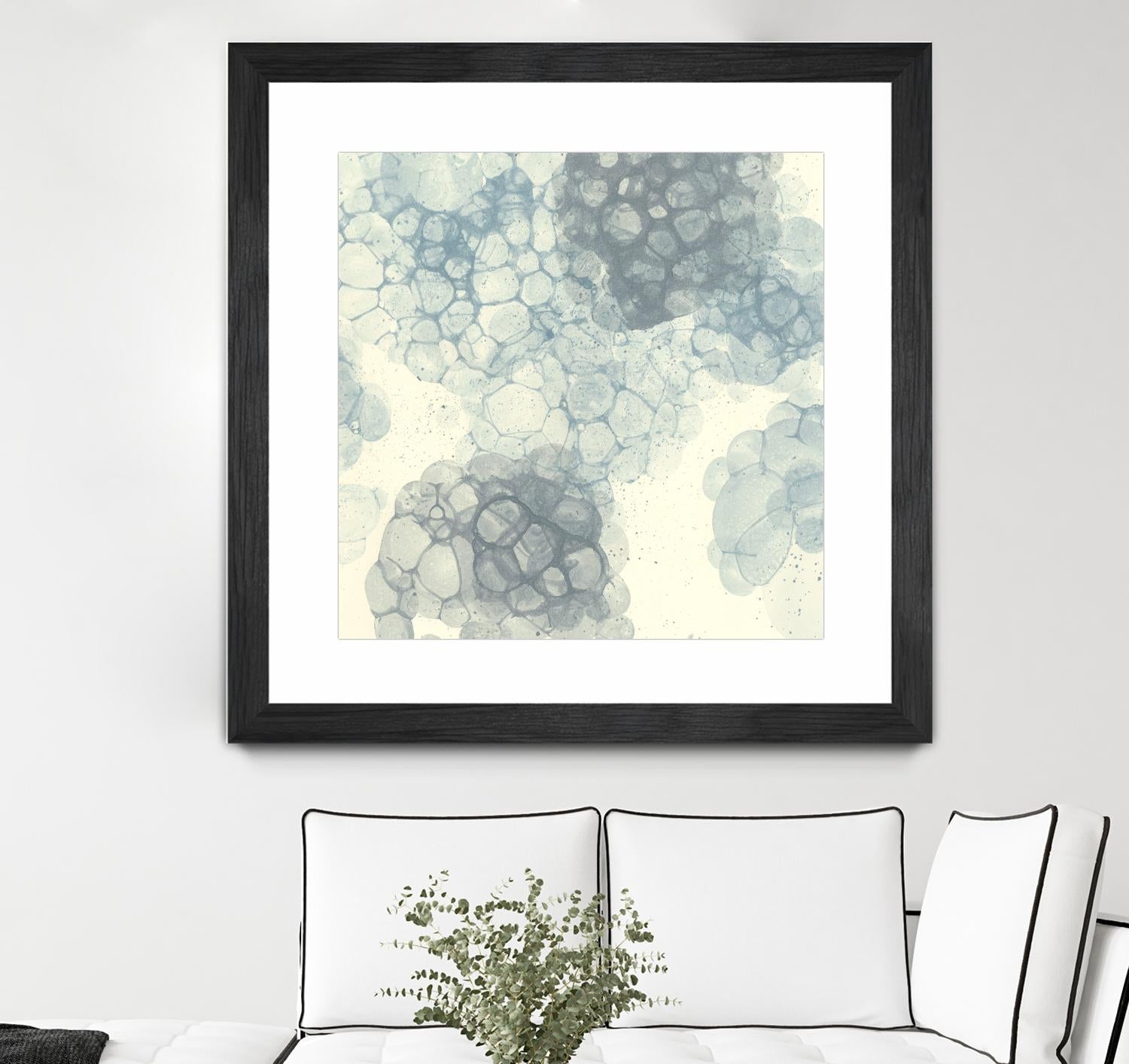 Matrix Study II by Ren�e W. Stramel on GIANT ART - blue abstract