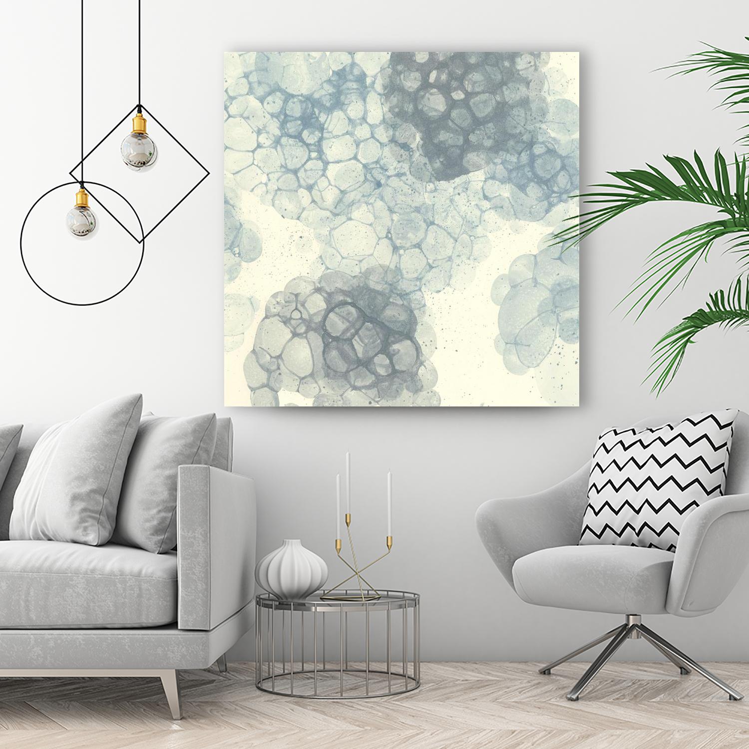 Matrix Study II by Ren�e W. Stramel on GIANT ART - blue abstract