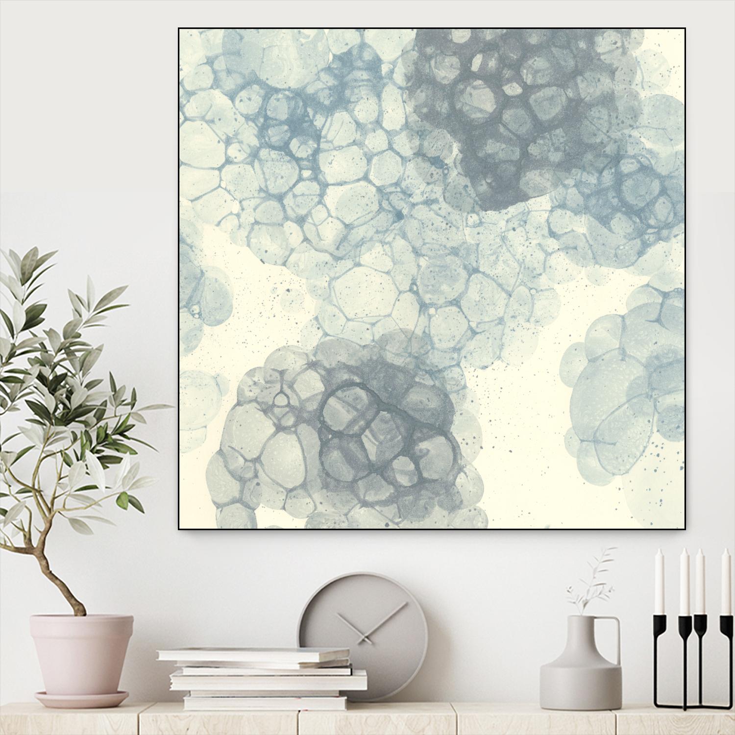 Matrix Study II by Ren�e W. Stramel on GIANT ART - blue abstract