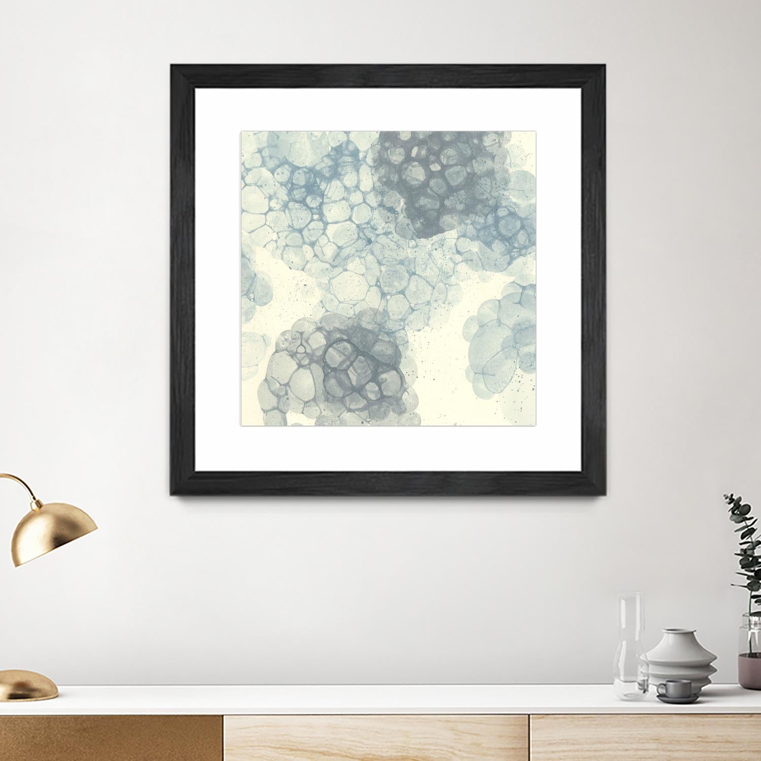 Matrix Study II by Ren�e W. Stramel on GIANT ART - blue abstract