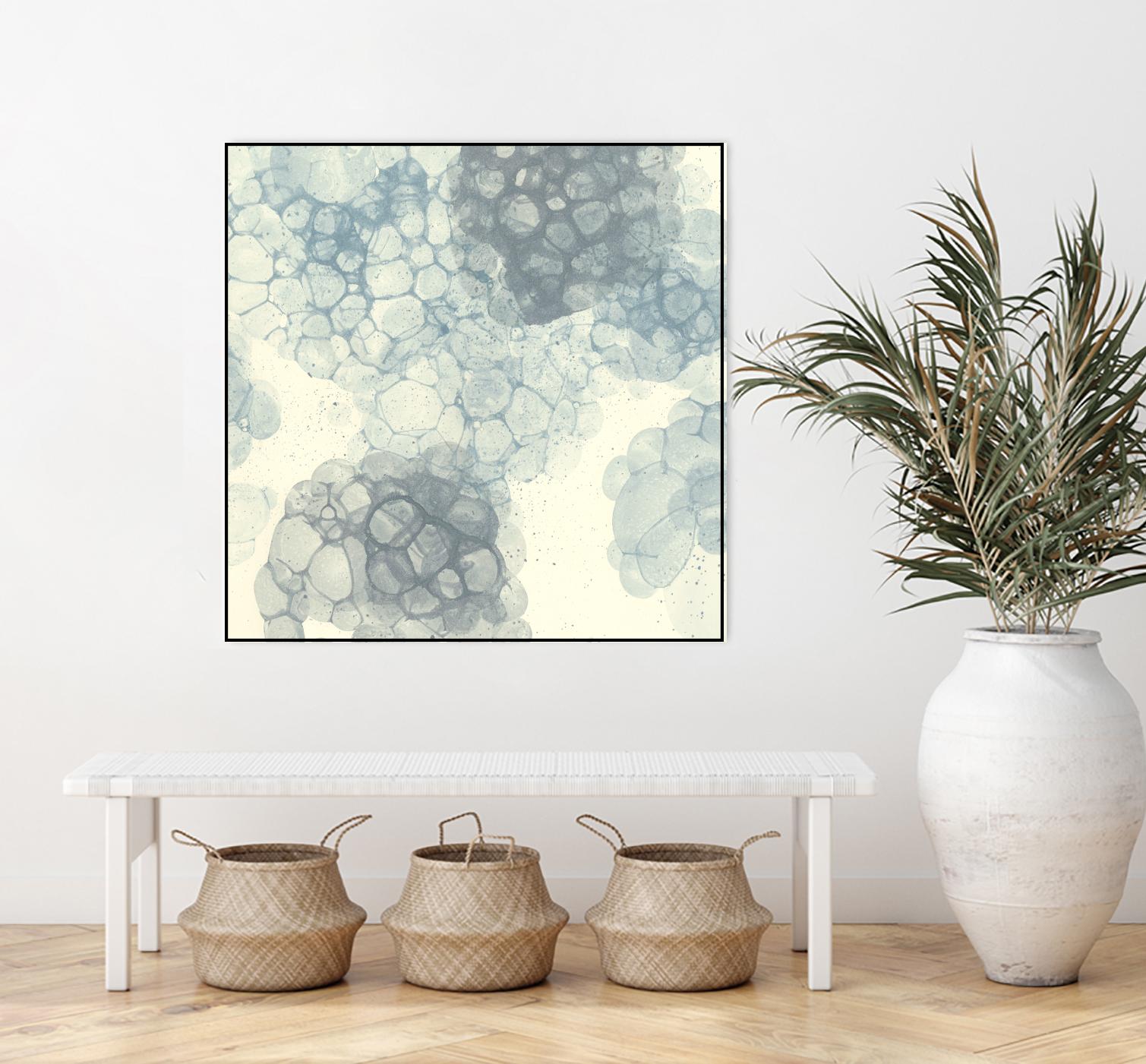 Matrix Study II by Ren�e W. Stramel on GIANT ART - blue abstract