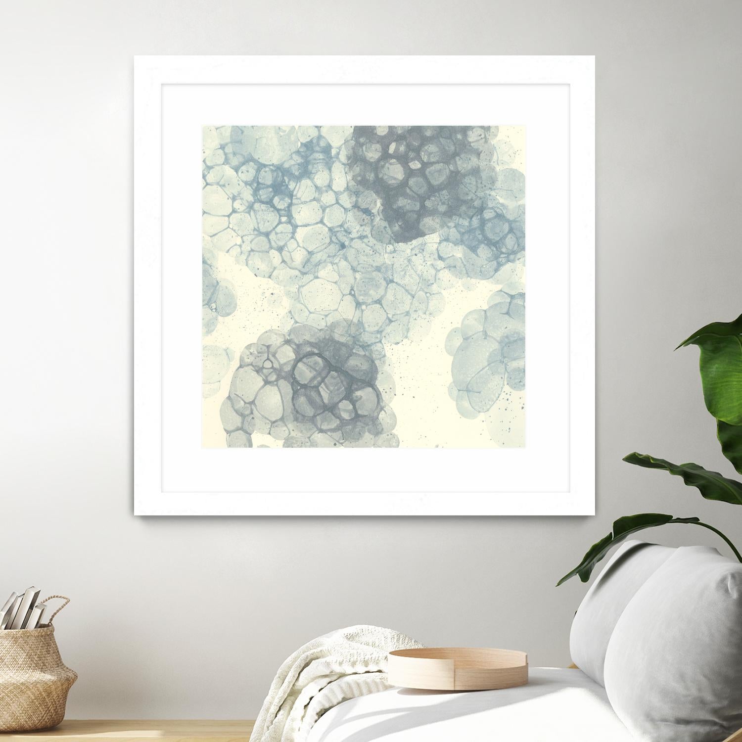 Matrix Study II by Ren�e W. Stramel on GIANT ART - blue abstract