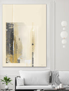 Deeper Shadows I by Green Lili on GIANT ART - yellow abstract