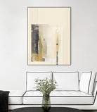 Deeper Shadows I by Green Lili on GIANT ART - yellow abstract