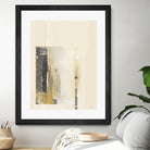 Deeper Shadows I by Green Lili on GIANT ART - yellow abstract