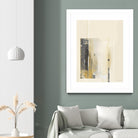 Deeper Shadows I by Green Lili on GIANT ART - yellow abstract