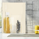 Deeper Shadows II by Green Lili on GIANT ART - yellow abstract